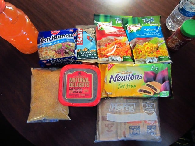 backpacking food for 4 days