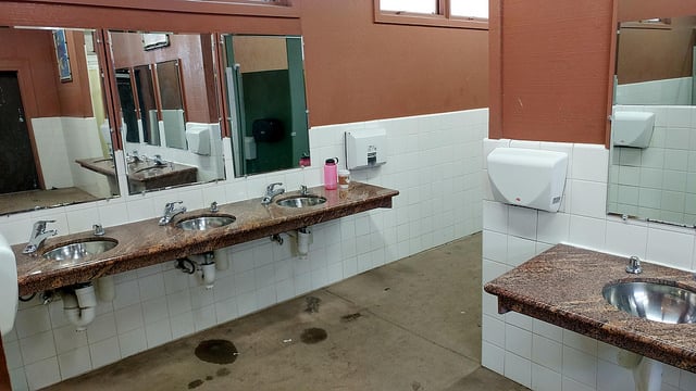 bathroom in campground