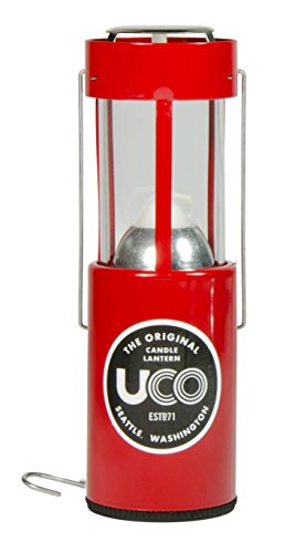 UCO Original Candle Lantern, Powder Coated Red