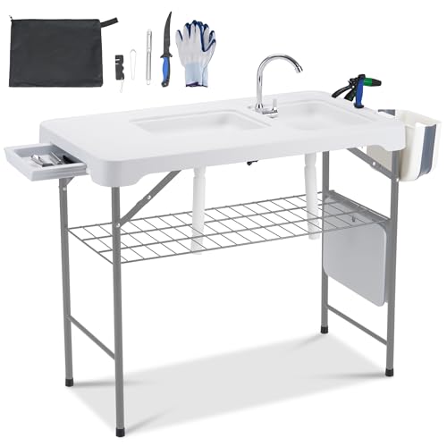 Dragosum 42'' Fish Cleaning Table