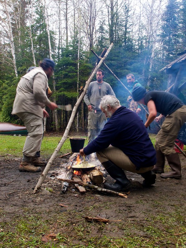 tripod for cooking over campfire