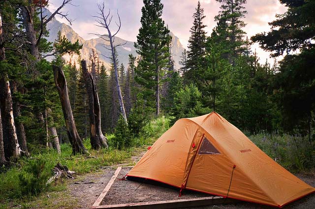 Cut bank campground glacier