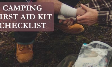 camping first aid kit checklist