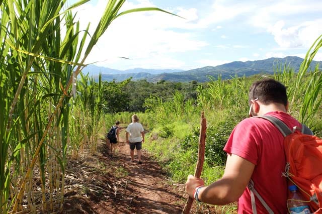 hiking in Peru