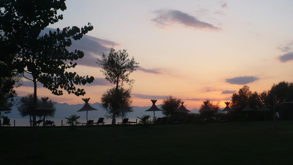 Campground lake shkodra albania