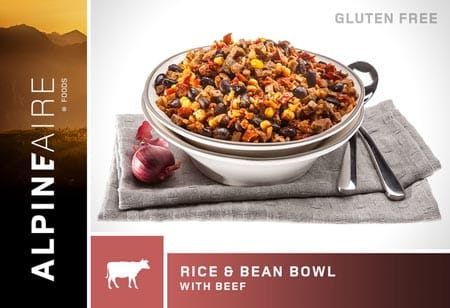 alpineaire rice beans beef bowl