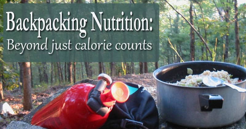 backpacking nutrition