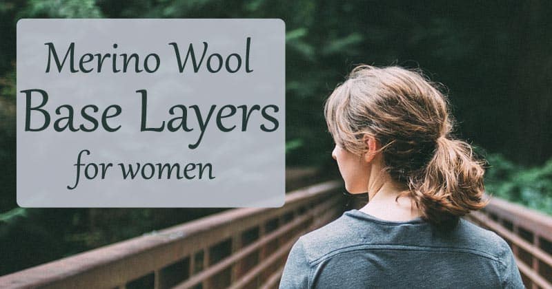 Merino wool base layers for women