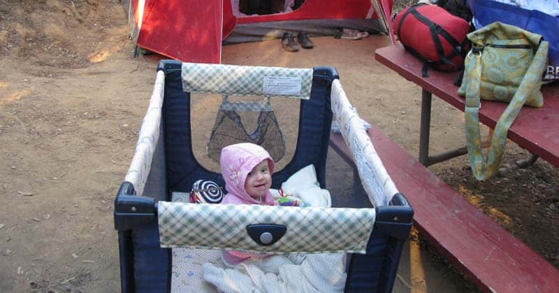 best baby camping beds