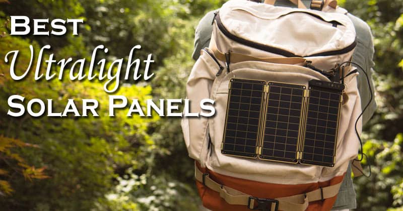 best ultralight solar panels