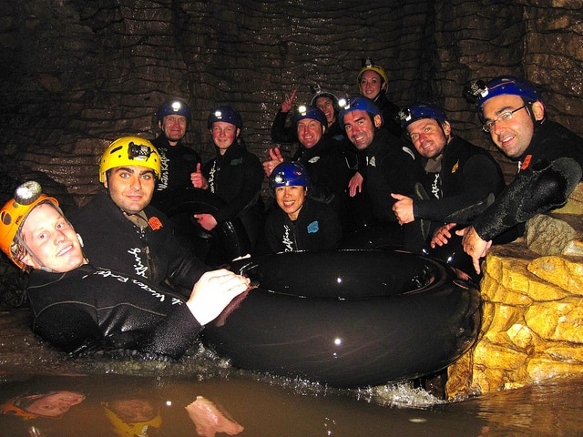 When going black water rafting inside of a cave, you need a headlamp with a high IPX rating!