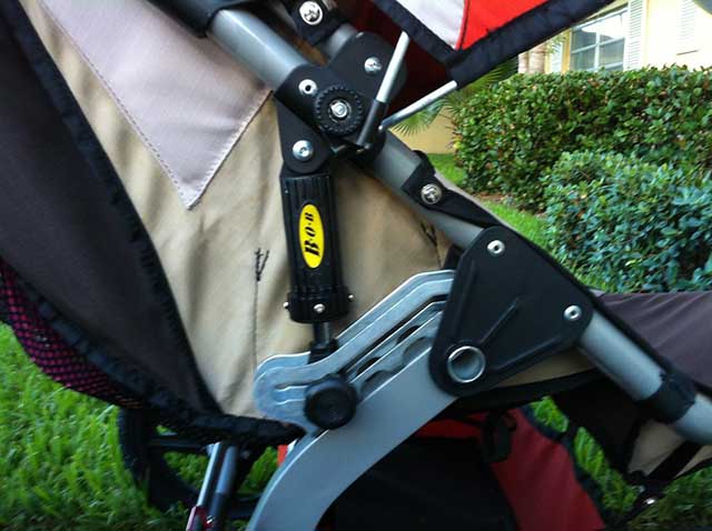 bob stroller suspension system