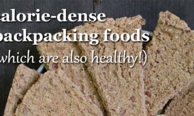 calorie dense healthy backpacking foods