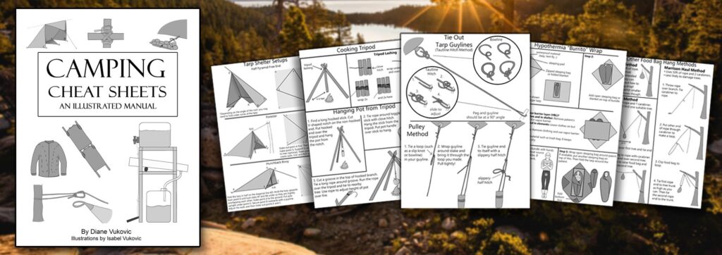 camping cheat sheets