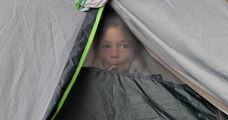 camping with kids