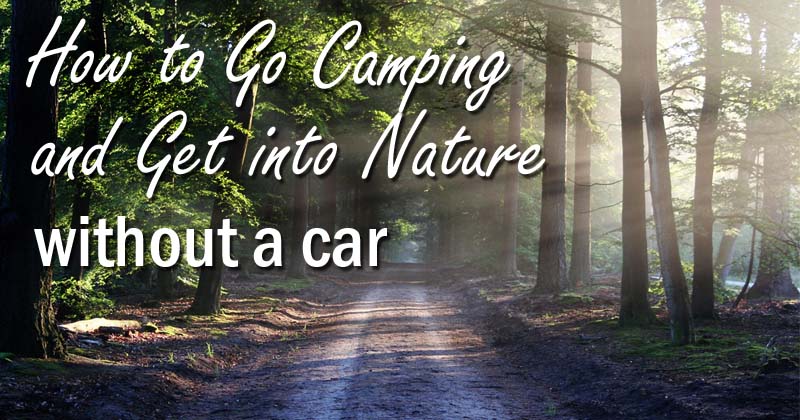 camping without a car