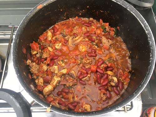 easy camping chili