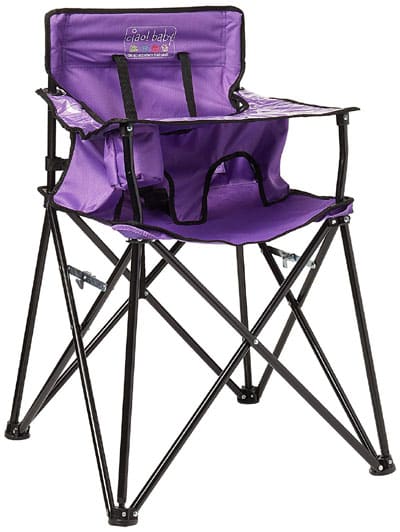 Ciao baby portable high chair for camping