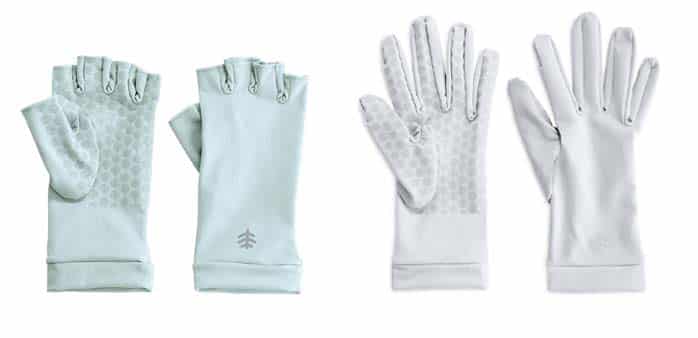 Coolibar UV sun gloves