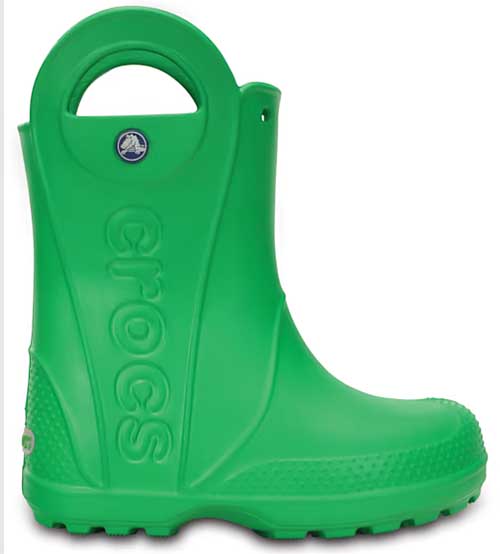 crocs handle it kids rain boots