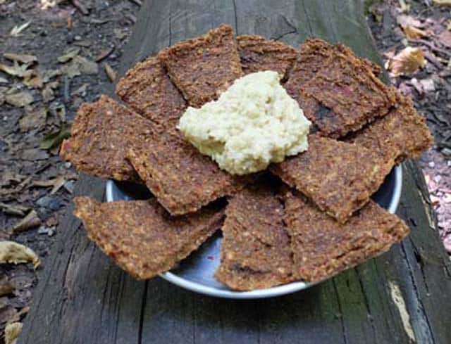 backpacking food dehydrated hummus