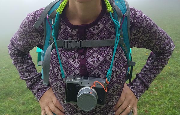 diy paracord camera strap for hiking