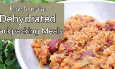 DIY dehydrated backpacking meals