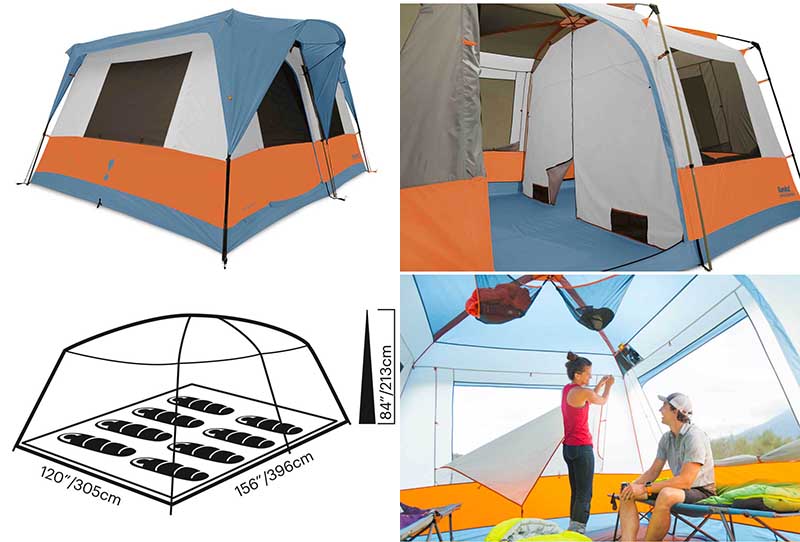 eureka copper canyon 8p family tent