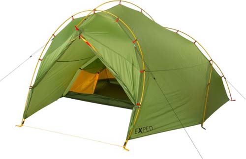 Exped tent with external poles