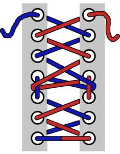 boot lacing for flat arches