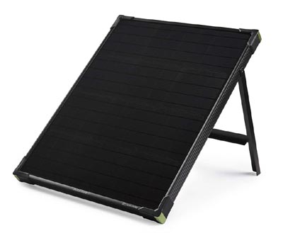 Goal Zero Boulder briefcase solar panels for camping