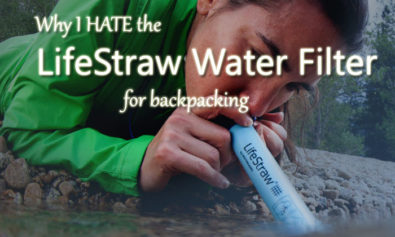 why I hate the lifestraw for backpacking