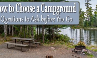 How to choose a campground