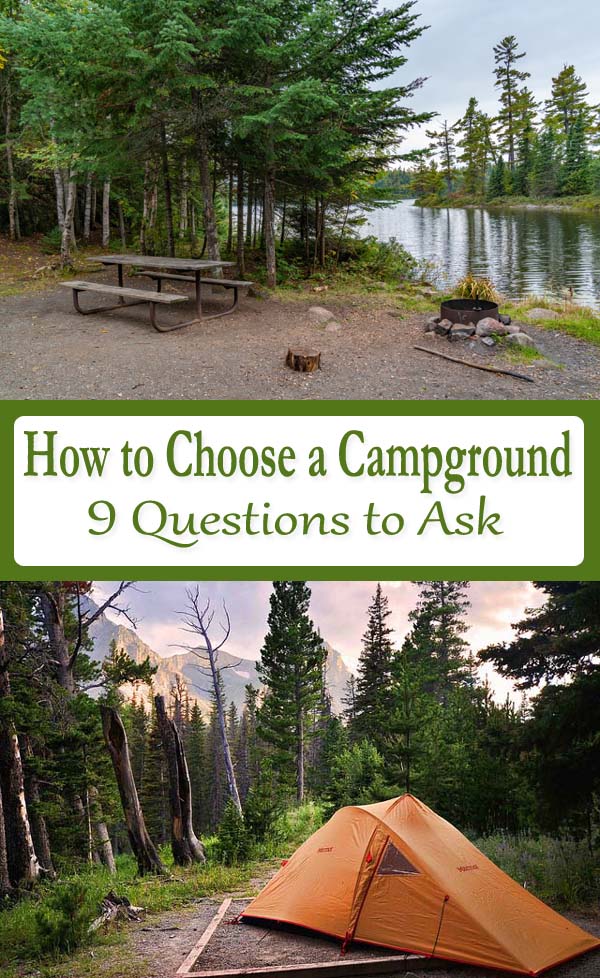 How to choose a campground