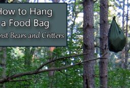 how to hang a food bag against bears and critters