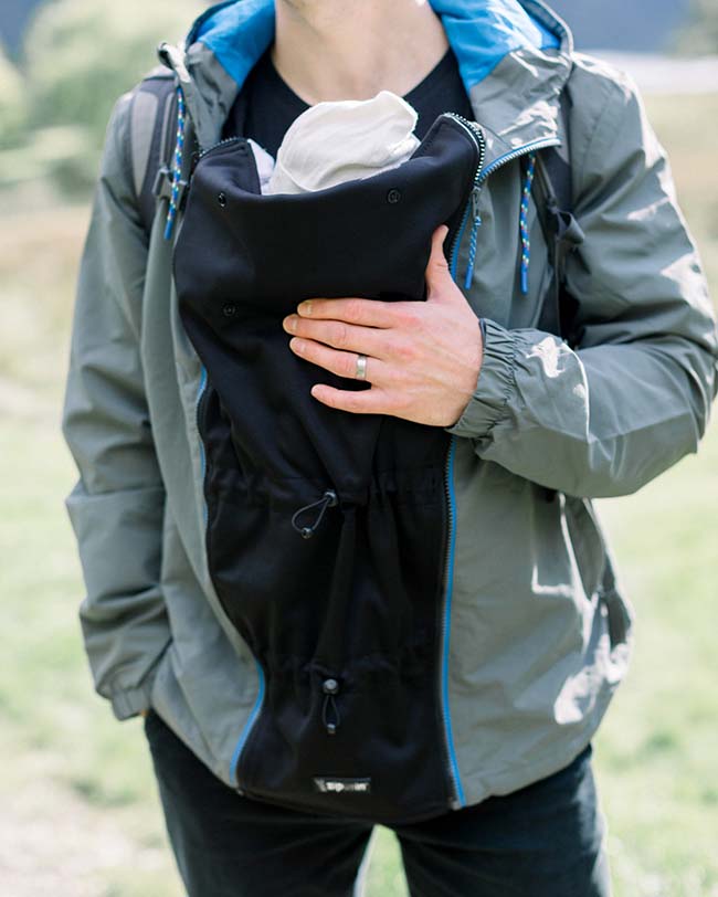 jacket extender for pregnancy and babywearing