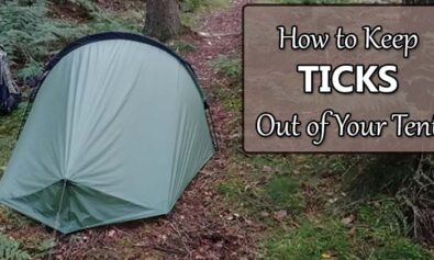 keep ticks out of tent