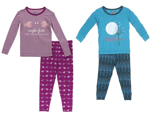 kickee bamboo pajamas for camping