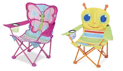 melissa and doug kids camping chairs