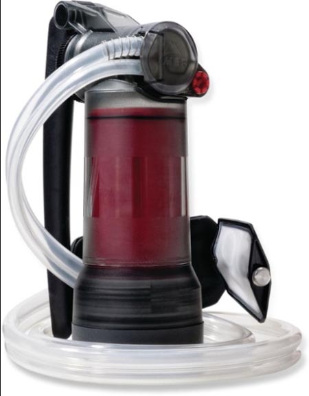 MSR Guardian backpacking water purifier