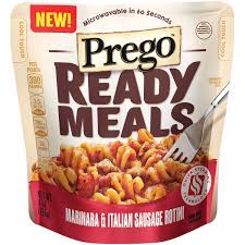 Prego Ready Meals for backpacking