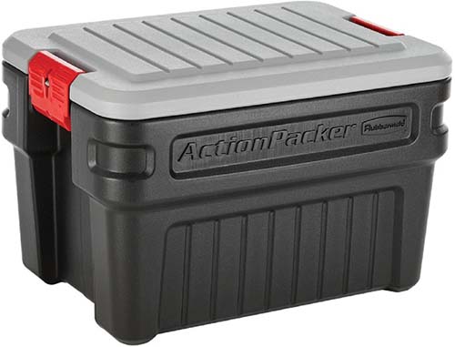 Rubbermaid action packer chuck box