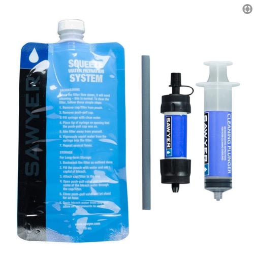 Sawyer Mini backpacking water filter