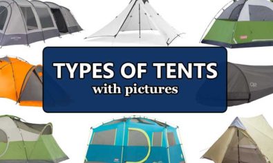 types of tents with pictures