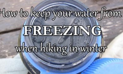 water bottles insulators for winter hiking