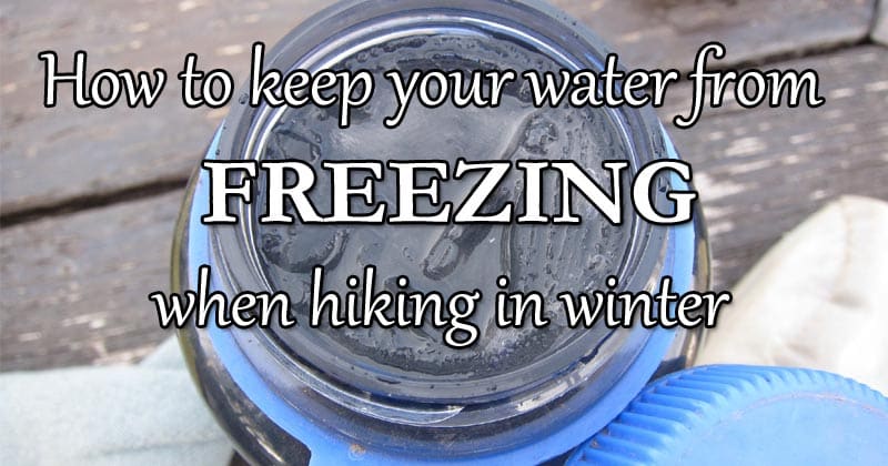 water bottles insulators for winter hiking