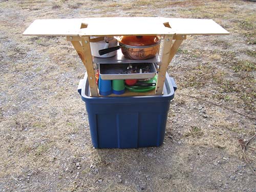 yack box camping kitchen in a box